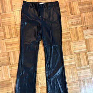 Lovers + Friends leather straight leg pants